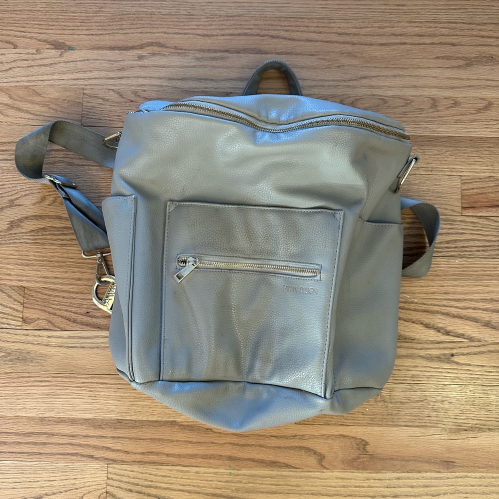 Fawn Design Gray Baby Bag